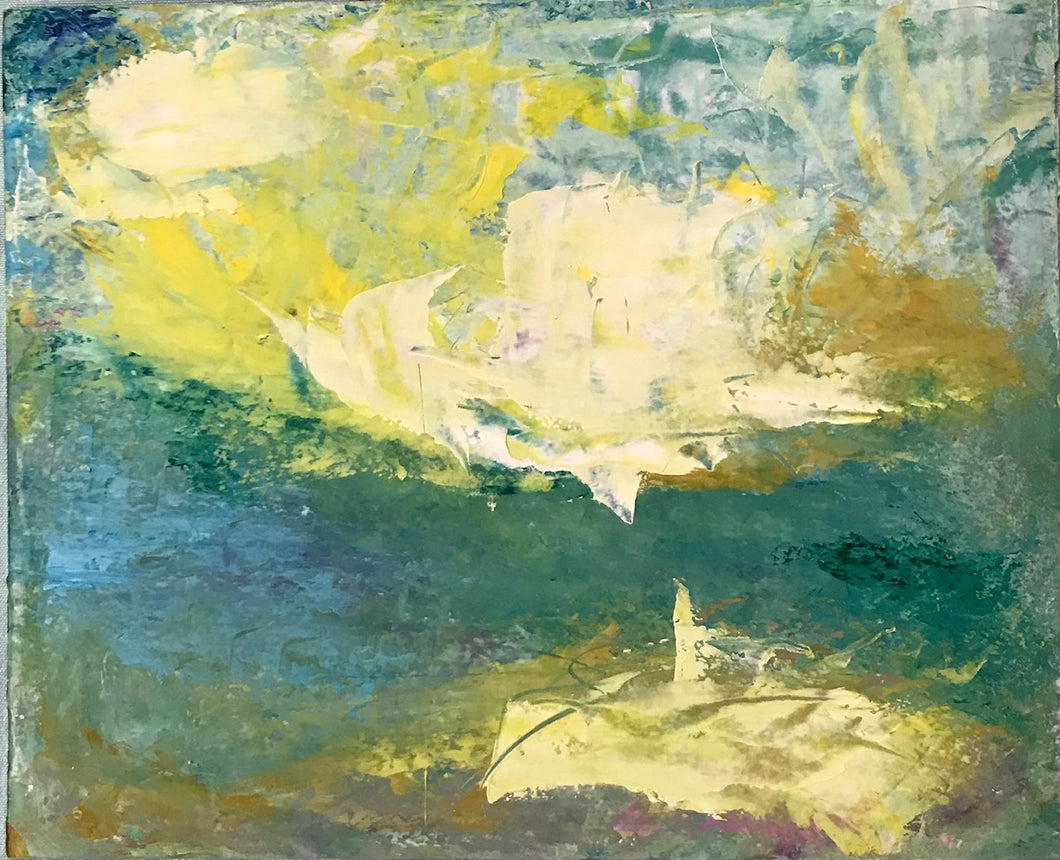 Abstraction with Yellow & Blue
